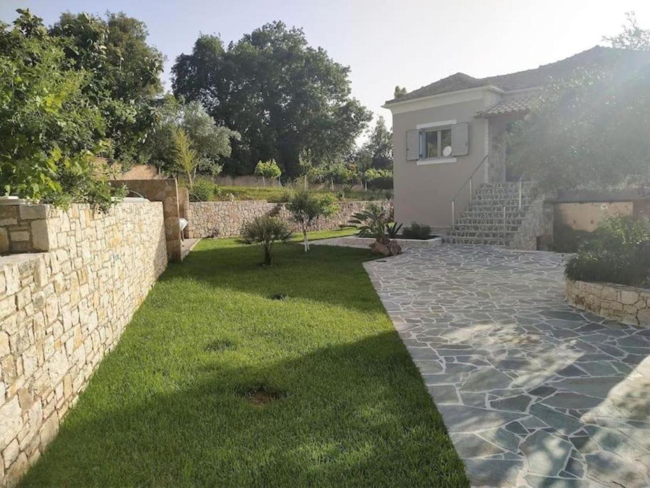 Petra House Villa Áno Korakiána Exterior foto
