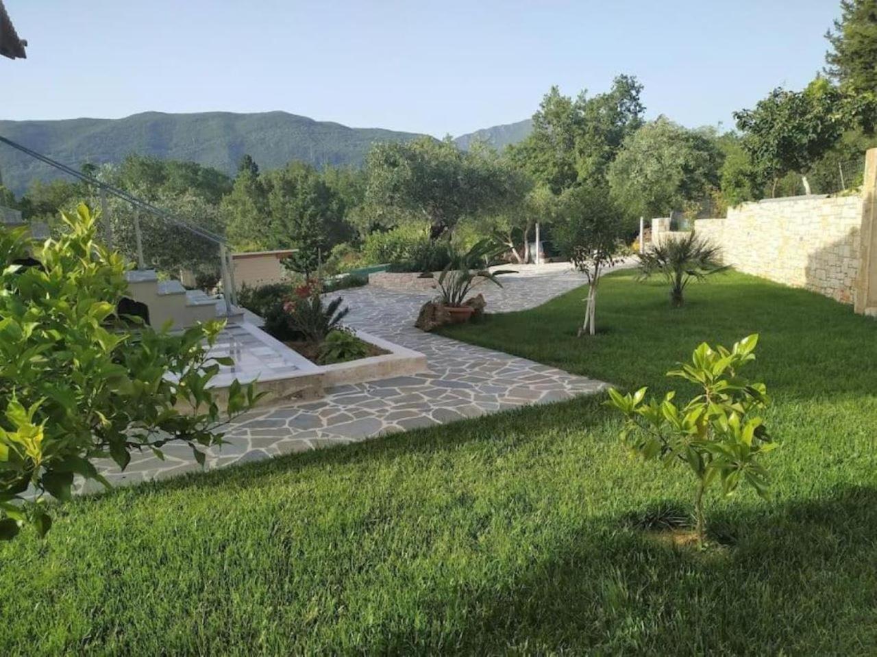 Petra House Villa Áno Korakiána Exterior foto