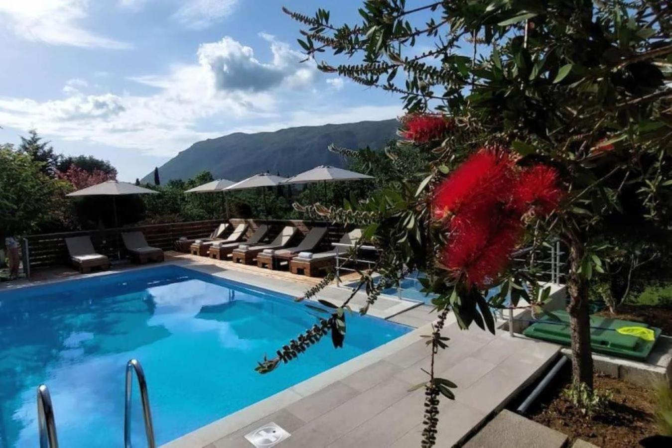Petra House Villa Áno Korakiána Exterior foto